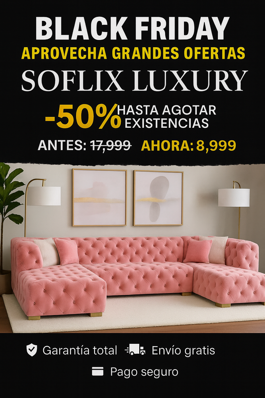SOFLIX Luxury- Elegancia que transforma tu sala