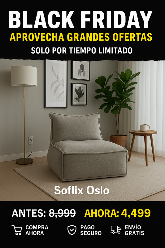 SOFLIX Oslo- Diseño compacto y Moderno