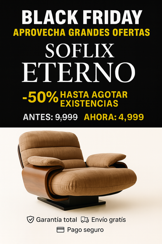SOFLIX Eterno- Ideal para depas pequeños
